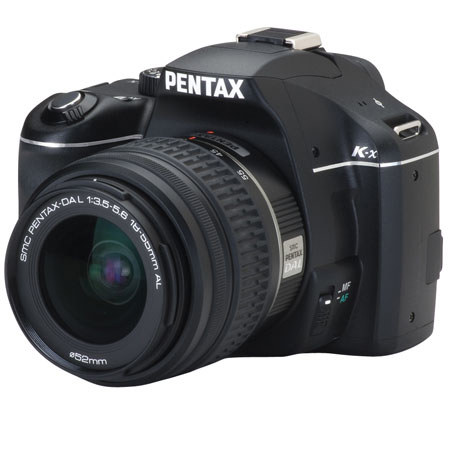 Pentax K-X SLR Kit with DA L 18-55mm + 50-200mm Lenses