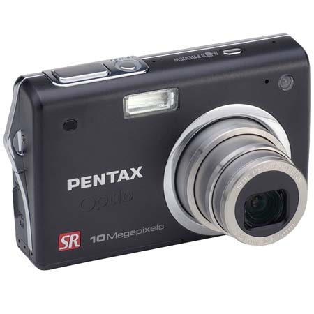Pentax Optio A30 Digital Point & Shoot Camera, 10 Megapixel, 3x Optical Zoom, 5.4x Digital Zoom, 2.5" LCD Display