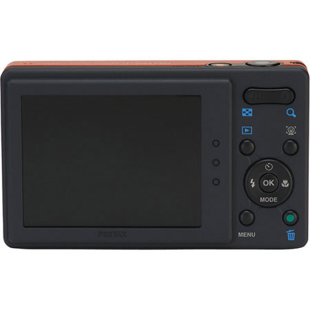Pentax Optio H-90 Digital Camera. Orange