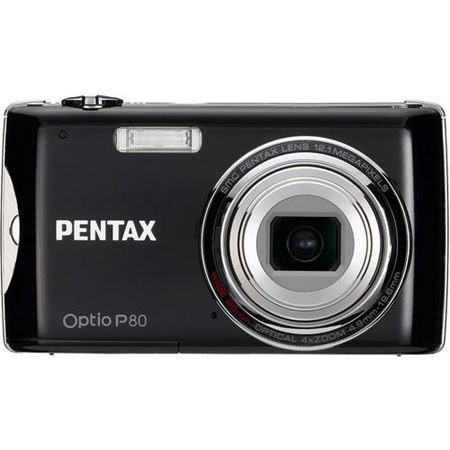 Pentax Optio P80 Dg Cam Kit,w/4GB SD MC,Lens Clng Kit