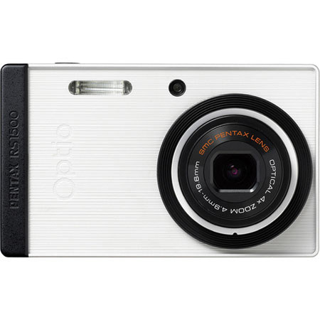 Pentax Optio RS1500 Digital Camera, White