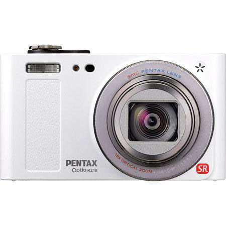 Pentax Optio RZ18 Camera White 8GB Kit
