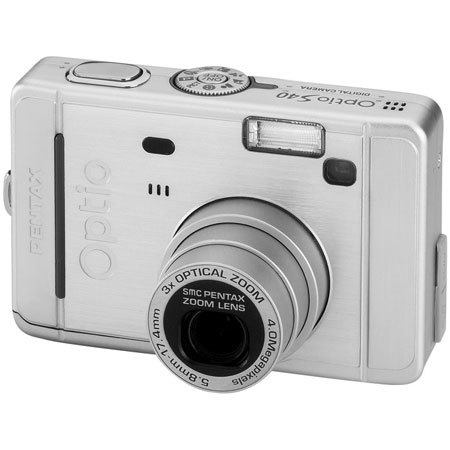 Pentax Optio S40 Digital Camera with 4mp, 3x Optical & 2.6x Digital Zoom #18027