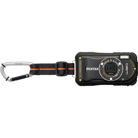 Pentax 16411 Optio W90 12.1 MP Waterproof Camera, Black