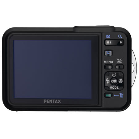 Pentax Optio WS80 Waterproof Digtal Camera, Black/Orang