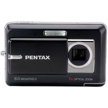 Pentax Optio Z10 Digital Point & Shoot Camera, 8.0 Megapixel, 7x Optical Zoom, 5x Digital Zoom, 2.5" LCD & Blur Reduction Mode