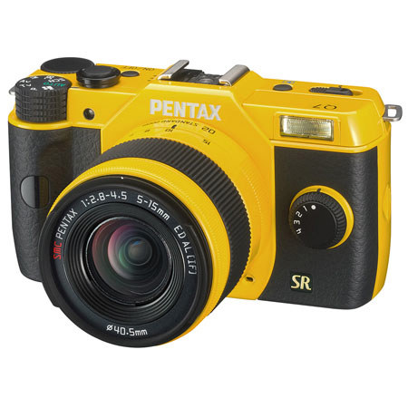 ★ショット数: 15968回・良品★ PENTAX Q7 ボディ #1336 PENTAX Q7 Mirrorless Camera with 5-15mm Zoom Lens - Yellow