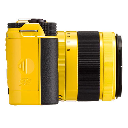 PENTAX Q7 Mirrorless Camera with 5-15mm Zoom Lens - Yellow