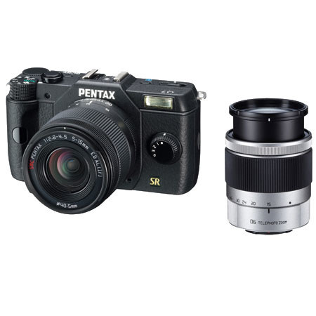 PENTAX Q7 Mirrorless Digital Camera with 5-15mm - Black