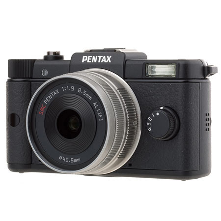 Pentax Q Compact Digital Camera with Standard F1.9 Lens - Black