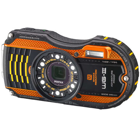 Pentax WG-3 Digital Camera - Orange