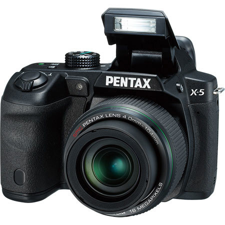 Pentax X-5 Digital Camera, Black