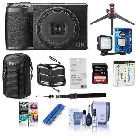 Ricoh GR III Digital Camera - Black With Premium Accessory Bundle
