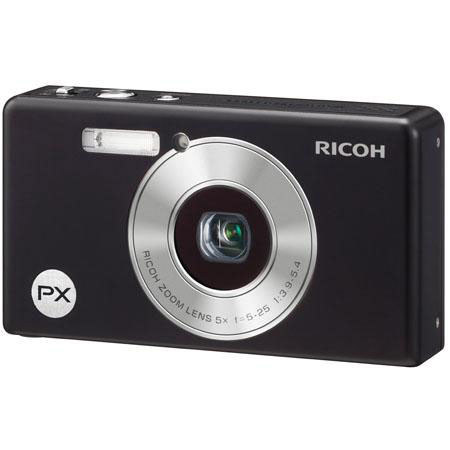 Ricoh PX 16 MP Digital Camera -Black +4gb+Case+Tripod
