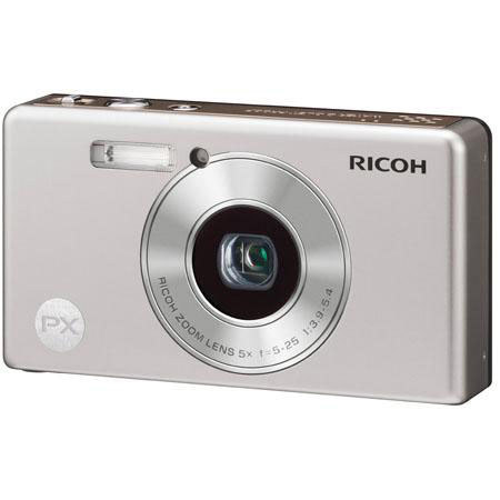 Ricoh PX 16 MP Dgital Camera -Silver #175653 BUNDLE+4gb+Case+Tripod
