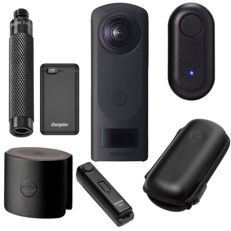 Ricoh Theta 51GB 360 Degree Panorama Camera with Premium Acc Bundle 910830