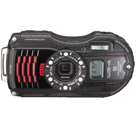 Ricoh WG-4 GPS Digital Camera, Black