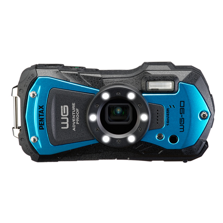 RICOH リコー Pentax WG-90 ブルー【新品未使用】　2台 Ricoh Pentax WG-90 All-Weather Compact Digital Camera - Adorama