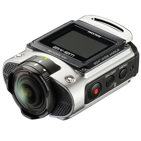 Ricoh WG-M2 4K 8MP Action Camera Kit, Silver