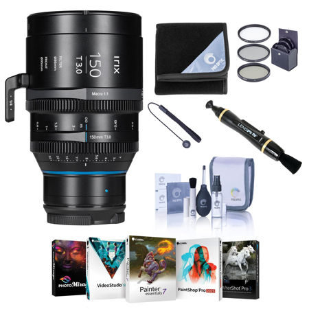 IRIX Cine 150mm T3.0 Macro 1:1 Lens for Leica L, Feet with PC Software & Acc.