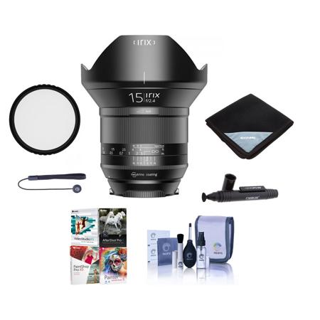 IRIX 15mm f/2.4 Blackstone Lens for Canon EF with Free Accessories Kit