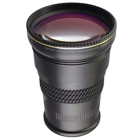 Raynox DCR-2020, Pro 2.2x Telephoto Lens for Digital Still Cameras, 52mm and 58mm Filter Thread