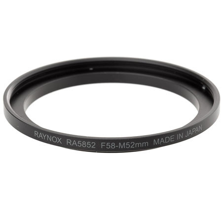 Raynox RA5852 58mm to 52mm Step-Up Adapter Ring