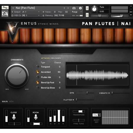 Impact Soundworks Ventus Ethnic Winds Pan Flutes - Virtual Instrument, Download