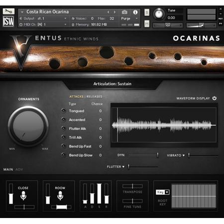 Impact Soundworks Ventus Ethnic Winds Ocarinas - Virtual Instrument, Download