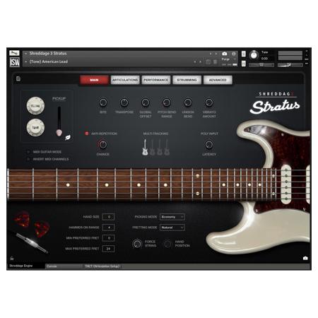 Impact Soundworks Shreddage 3 Stratus Guitar Virtual Instrument, Download