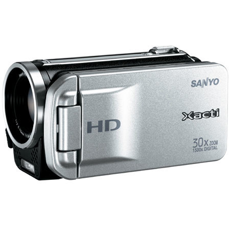 Sanyo VPC-TH1 Xacti 2MP HD Dig Video Camcrdr, Silver