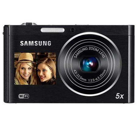Samsung DV300F 16MP DualView Digital Camera, Black