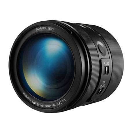 Samsung 16-50mm f/2-2.8 S ED OIS Zoom Lens, 0.19x Magnification, 18 Elements/12 Groups, 0.98' (0.3m) Min Focus Distance