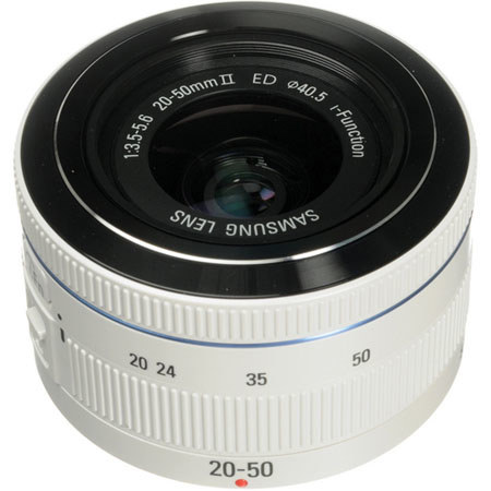 Samsung 20-50mm f/3.5-5.6 ED II Lens, White
