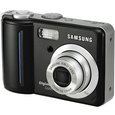 Samsung Digimax S 600 SE 6.0MP Digital Camera Kit,Black