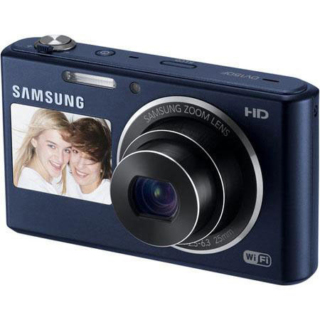 Samsung DV150F Dual-View Smart Digital Camera, Black - Bundle "A"