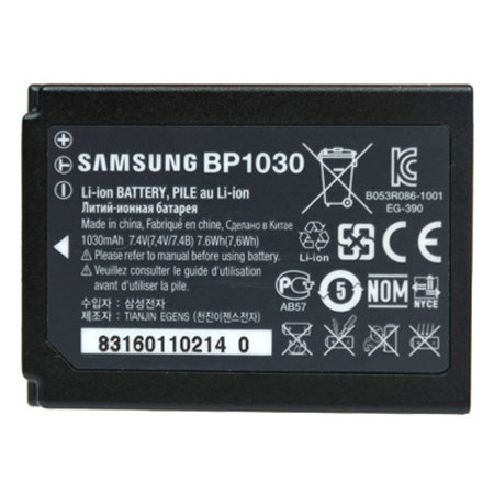 Samsung ED-BP1030 1030mAh Rechargable Lithium-ion Battery f/NX200, NX210, NX1000