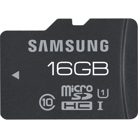 Samsung 16GB MicroSDHC Pro UHS-1 Class 10 Memory Card