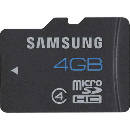 Samsung 4GB MicroSDHC Class 4 Memory Card