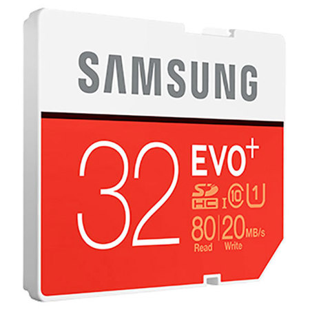 Samsung EVO+ 32GB Class 10 UHS-1 SDHC Memory Card