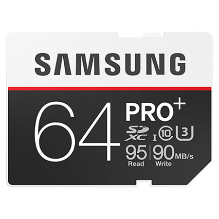 Samsung PRO+ 64GB Class 10 U3 UHS-1 SDXC Memory Card