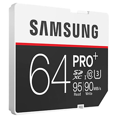 Samsung PRO+ 64GB Class 10 U3 UHS-1 SDXC Memory Card