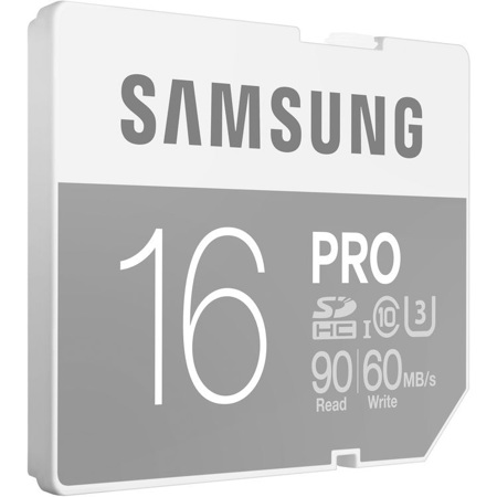 Samsung SDHC 16GB PRO U3 Memory Card Class 10