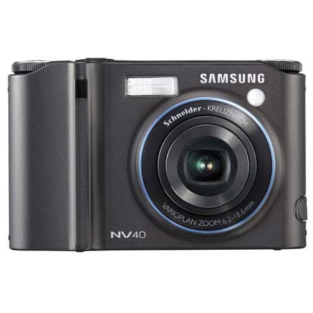 Samsung NV40, Digital Camera Kit, Black with 2 GB SD Memory Card, Camera Bag, Professional Lens Cleaning Kit, Table Top Tripod