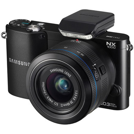 Samsung Smart "Wirelss" NX1000 Digital Camera w/20-50mm Lens, Black