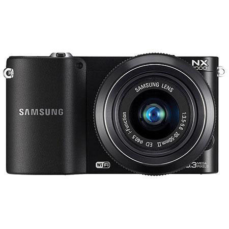 Samsung Smart "Wirelss" NX1000 Digital Camera w/20-50mm Lens, Black