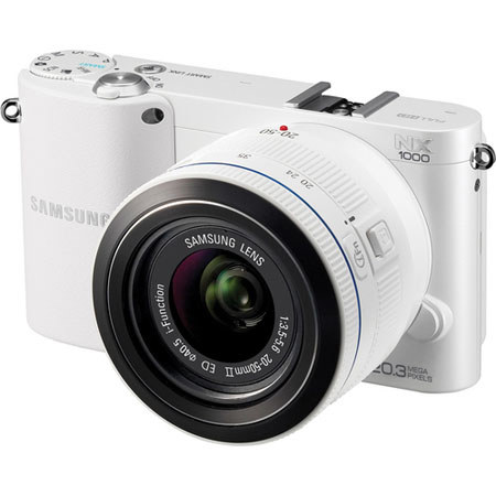 Samsung Smart "Wirelss" NX1000 Digital Camera w/20-50mm Lens, White