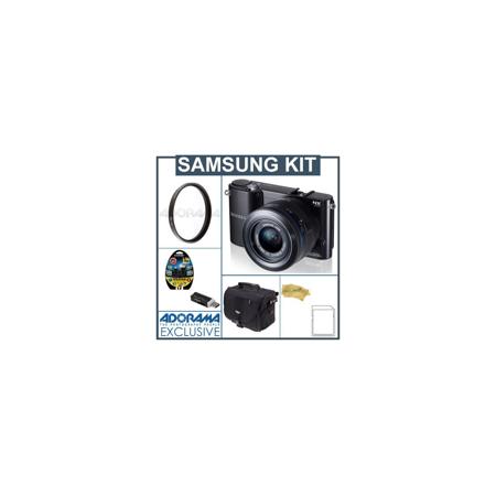 Samsung NX1100 Mirrorless Digital Camera,20-50mm f/3.5-5.6, Black, w/ BUNDLE A