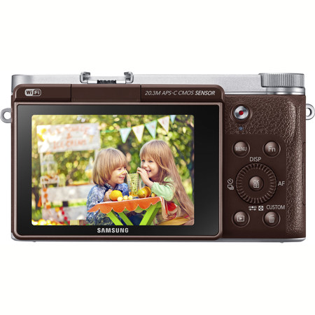 Samsung NX3000 Mirrorless Digital Camera with 16-50mm Lens- Brown