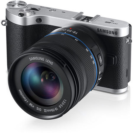 Samsung NX300 Mirrorless Digital Camera w/18-55mm f/3.5-5.6 OIS Zoom Lens- Black